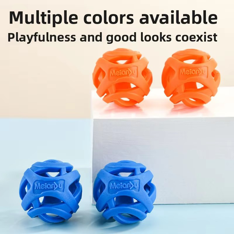 Indestructible Dog Chew Toy - ลูกบอลของเล่นสุนัขแบบกลวง ทนทาน ไม่แตกหัก ของเล่นเคี้ยวสำหรับสัตว์เลี้ยง ของเล่นเล่นน้ำ ของเล่นเสริมสร้างฟัน