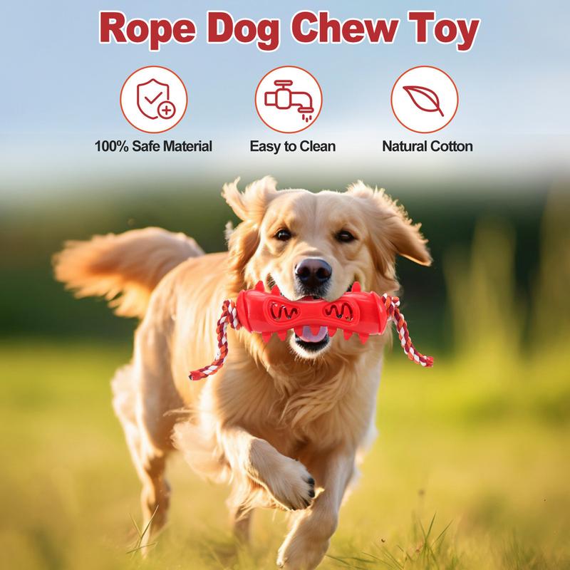 Dog Rope Toy Aggressive Chewers - ของเล่นเคี้ยวสำหรับสุนัขที่ชอบเคี้ยวมาก ของเล่นสำหรับสุนัขที่กำลังขึ้นฟัน ของเล่นกัดพร้อมเชือกสำหรับสุนัข ลูกสุนัข และสัตว์เลี้ยงที่ชอบเคี้ยวมาก