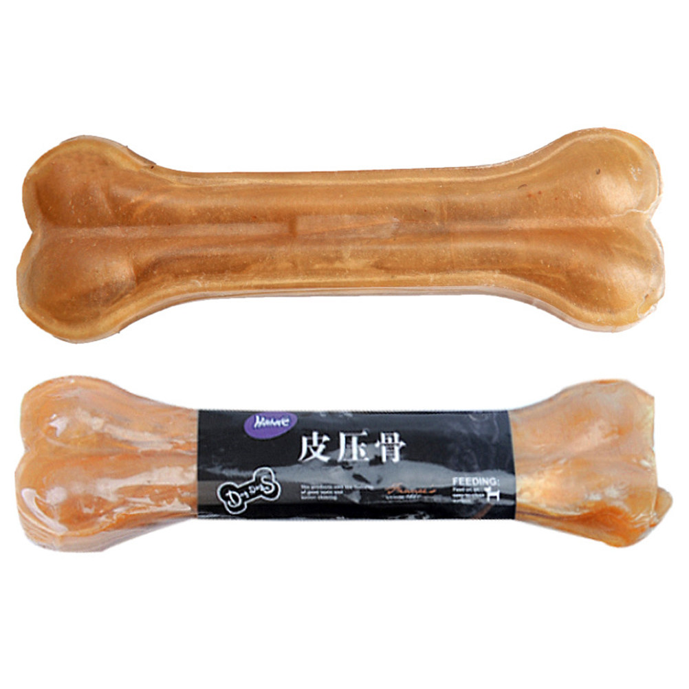 Teeth Cleaning Dog Chew Bone - ของเล่นเคี้ยวสำหรับสุนัขขนาด 8 นิ้ว รูปทรงกระดูก ช่วยทำความสะอาดฟัน เหงือก