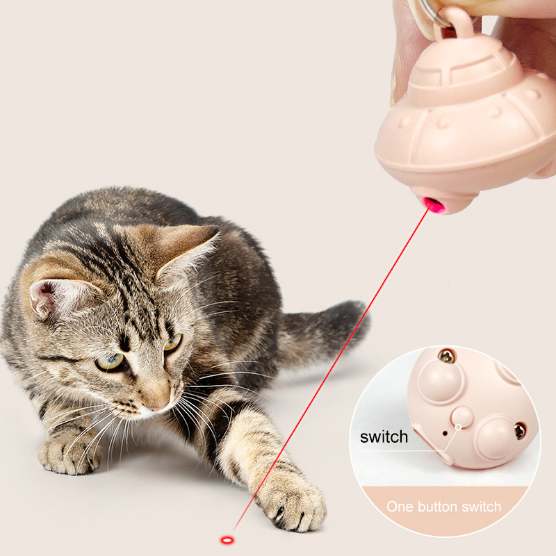 Laser Pointer Cat Toy Automatic - ของเล่นเลเซอร์สำหรับแมว ปลอกคอแมว ของเล่นแมวแบบอัตโนมัติ ของเล่นแมวแบบโต้ตอบสำหรับลูกแมว สุนัข เกม