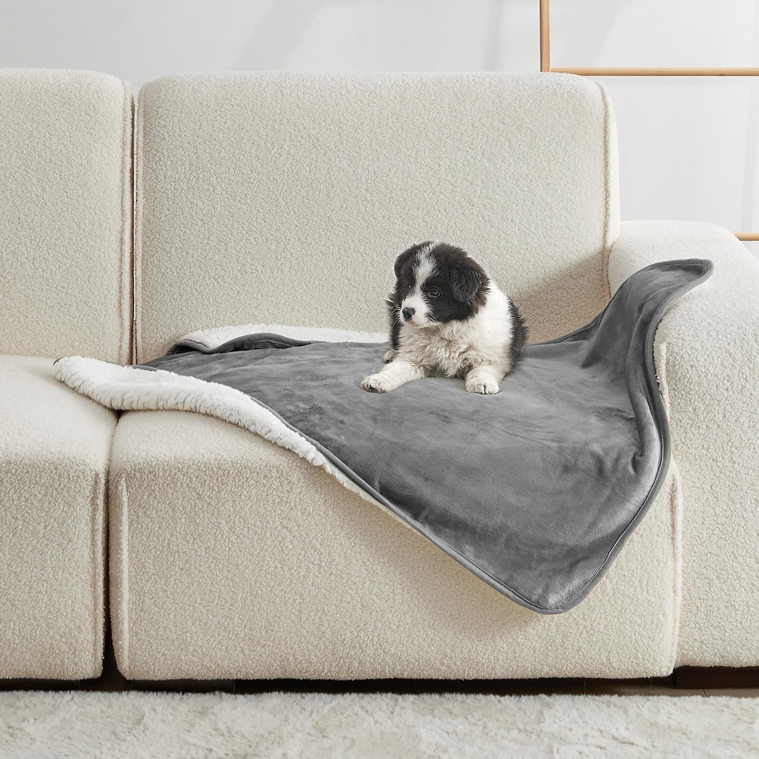 Pet Beds - ผ้าห่มสัตว์เลี้ยงสีพื้น ผ้าห่มนุ่มสบายสำหรับสัตว์เลี้ยง ผ้าห่มหนา กันน้ำ สำหรับฤดูหนาว ซักเครื่องได้