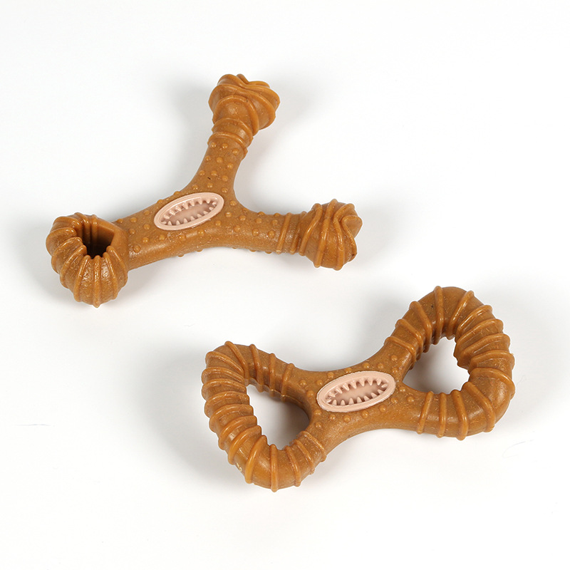 Indestructible Dog Chew Toy - ไม้แทะสำหรับสุนัขพันธุ์ใหญ่ ขนาด 15 ซม. ของเล่นแทะทำความสะอาดฟันแบบอินเทอร์แอคทีฟ ทนทาน