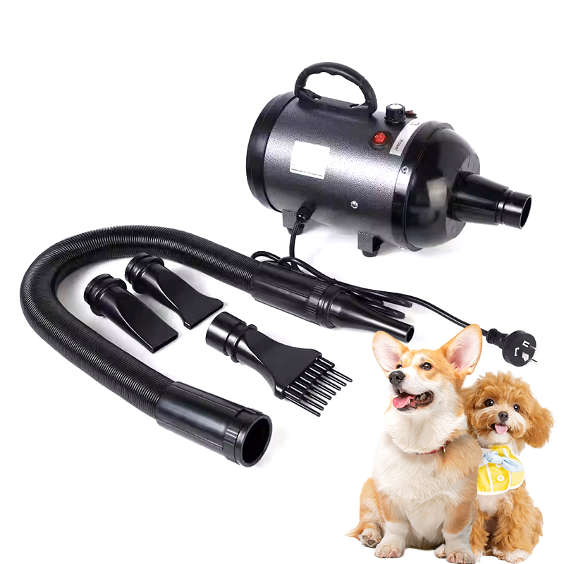 Pet Grooming - อุปกรณ์เสริมหัวเป่าลม 4 หัวแบบสัมผัสอัจฉริยะ ปรับอุณหภูมิได้ สำหรับเป่าขนสัตว์เลี้ยง ไดร์เป่าขนสุนัขและแมว