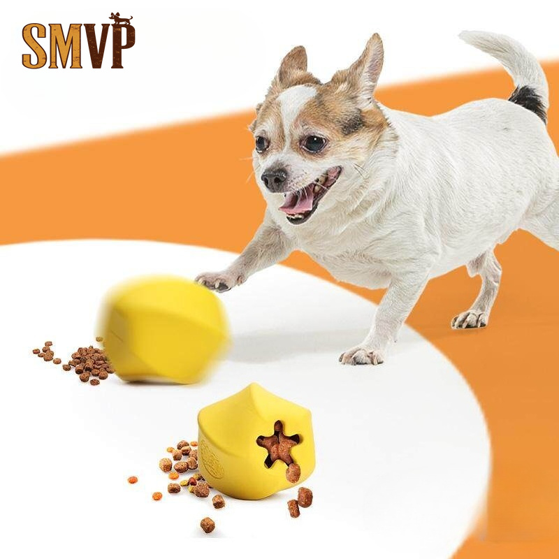 Rubber Treat Dispensing Dog Toy - ของเล่นยางทนทานสำหรับสุนัข ช่วยให้ได้รับรางวัล พร้อมลูกบอลแบบมีช่องใส่ขนม ช่วยคลายความเบื่อหน่าย ทนทานต่อการกัดแทะ ของเล่นเสริมสร้างพัฒนาการ