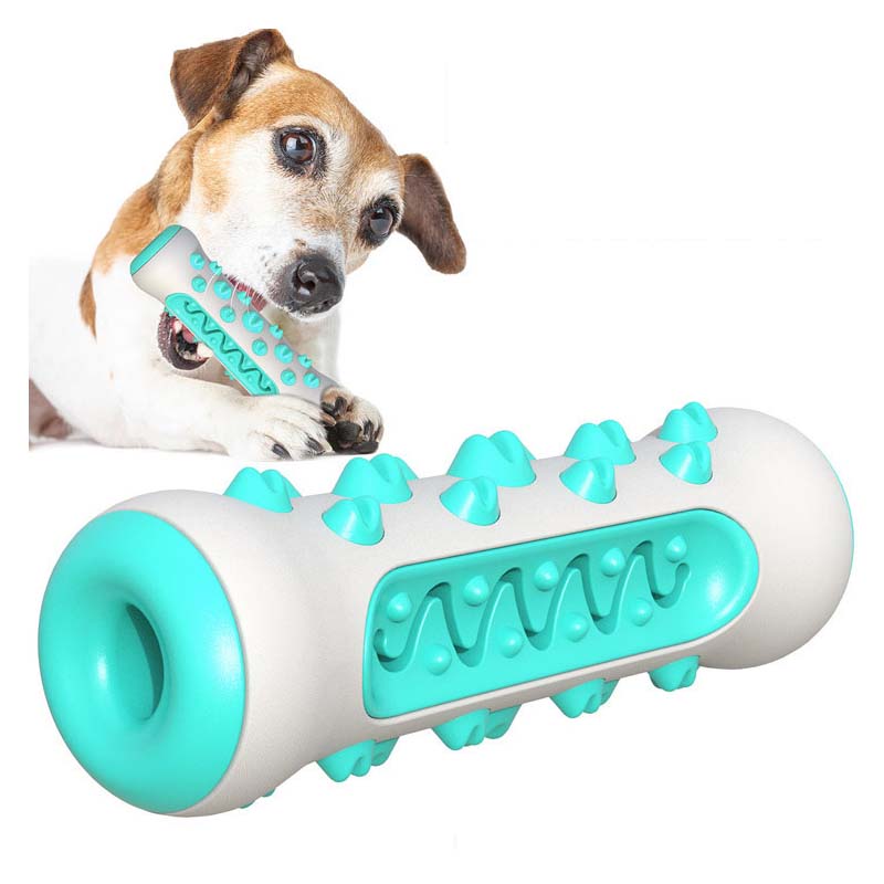 Teeth Cleaning Dog Chew Bone - แท่งขัดฟันสุนัข TPR ทนทาน สำหรับทำความสะอาดฟัน ดีไซน์แบบแปรงสีฟัน อุปกรณ์สำหรับสัตว์เลี้ยง