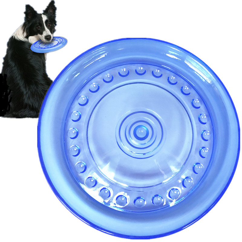 Flying Disc Dog Training Toy - สัตว์เลี้ยงตลกสุนัข Flying Discs จานรองของเล่นสําหรับสุนัขขนาดกลางขนาดเล็ก Agile การฝึกอบรมของเล่น