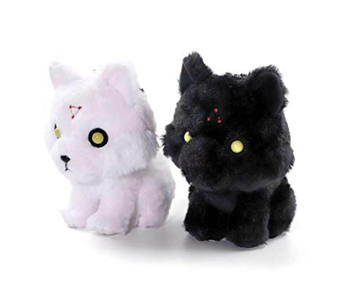 Interactive Squeaky Plush Dog Toy - พวงกุญแจตุ๊กตาหมาน้อยของเด็กขนาด15ซม. ของเด็กพวงกุญแจตุ๊กตาสุนัขอันเล็กตัวการ์ตูน Megumi fushiguro