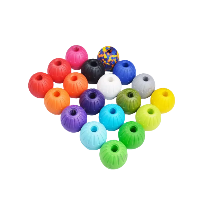 Indestructible Dog Chew Toy - 7 ซม./9 ซม.Eva Hollow Ball ทําลายลูกยางสัตว์เลี้ยงสุนัข
