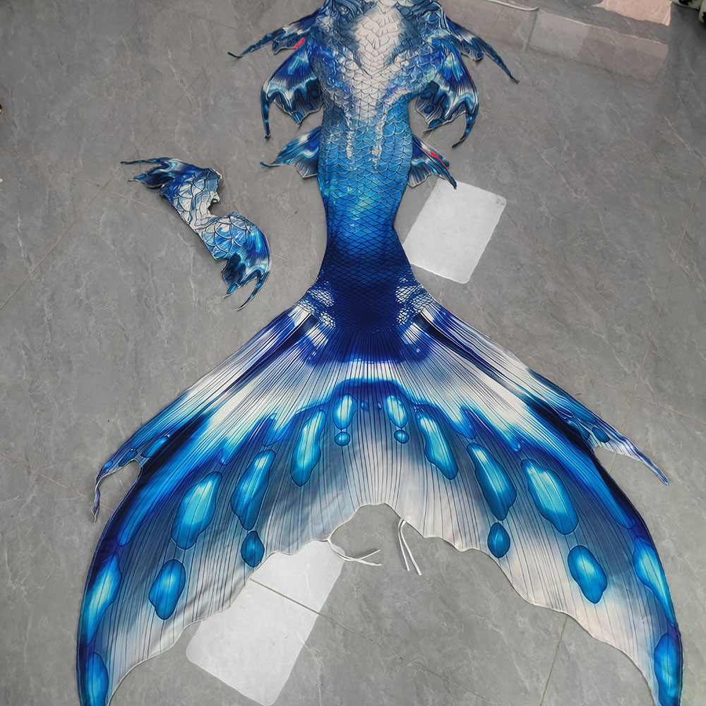 Aquarium - ชุดหางนางเงือกหลากสีสันแบบสั่งตัด ชุดว่ายน้ำนางเงือกสำหรับการแสดงดำน้ำในตู้ปลา ชุดหางนางเงือกสำหรับผู้ใหญ่
