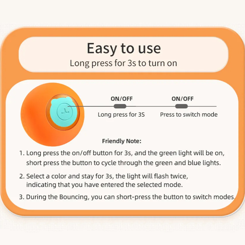 ROJECO ของเล่นแมวสมาร์ท Intera - Automatic Moving Dog Ball บทวิจารณ์และราคา