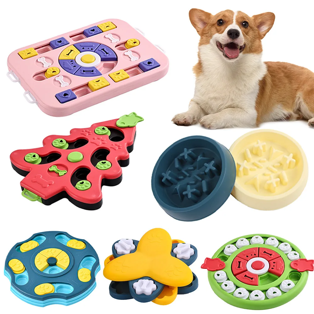 ลูกสุนัข IQ เครื่องจ่ายอาหารช้ - Dog Puzzle Feeder Toy บทวิจารณ์และราคา