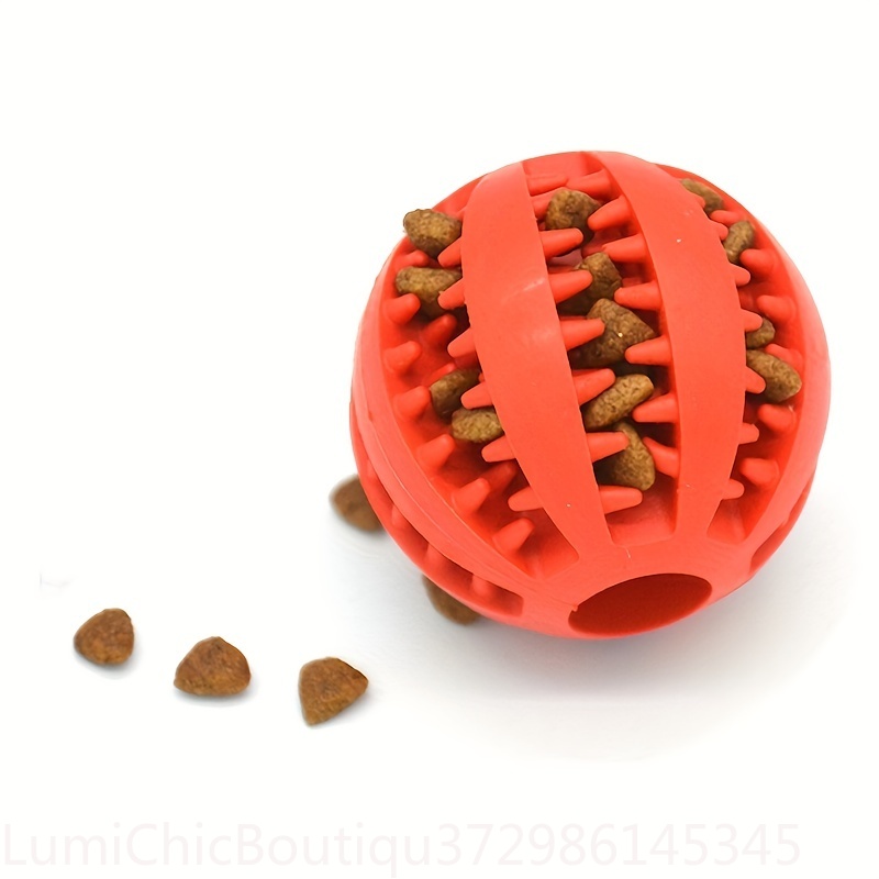 ของเล่นลูกบอลยางสำหรับสุนัข ทน - Rubber Treat Dispensing Dog Toy บทวิจารณ์และราคา