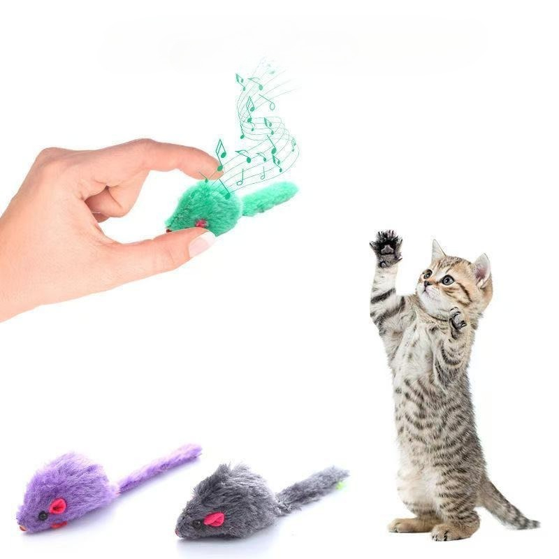 ของเล่นแมวรูปหนูมีเสียงบีบ บรร - Catnip Interactive Plush Mouse บทวิจารณ์และราคา