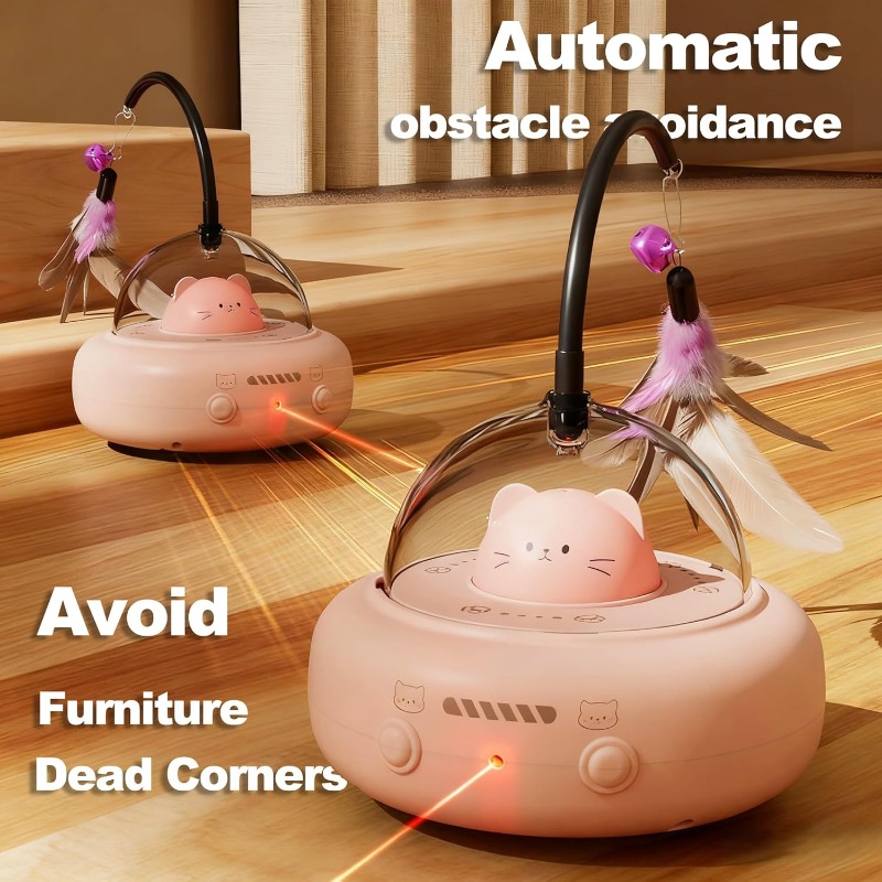 ของเล่นแมวแบบชาร์จได้ 2 in 1 เ - Laser Pointer Cat Toy Automatic บทวิจารณ์และราคา