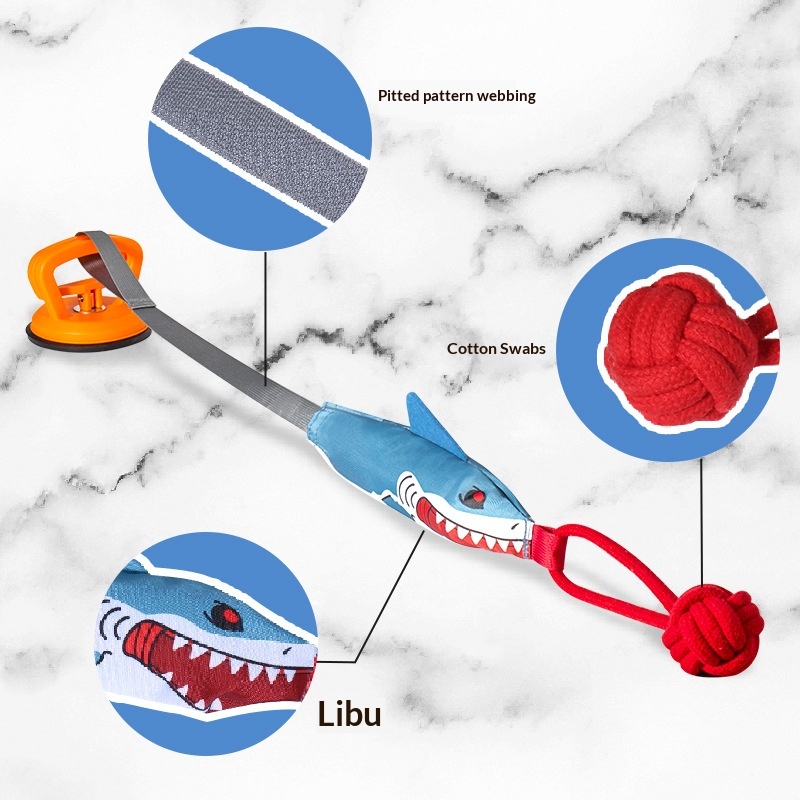 ของเล่นดึงเชือกสำหรับสุนัขแบบถ - Suction Cup Dog Tug Toy บทวิจารณ์และราคา