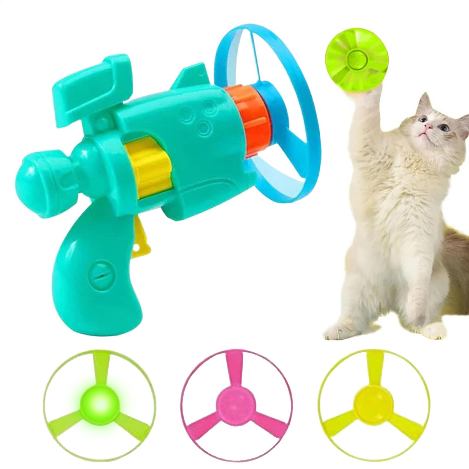 แมว Interactive Flying Saucer  - Flying Disc Dog Training Toy บทวิจารณ์และราคา