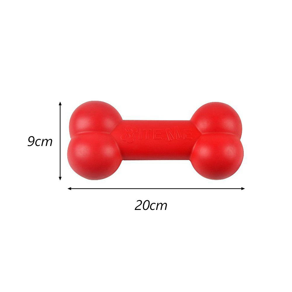 ของเล่นเคี้ยวรูปกระดูก TPR สีแ - Indestructible Dog Chew Toy บทวิจารณ์และราคา