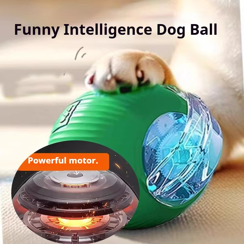 ของเล่นลูกบอลแบบโต้ตอบสำหรับสุ - Automatic Moving Dog Ball บทวิจารณ์และราคา