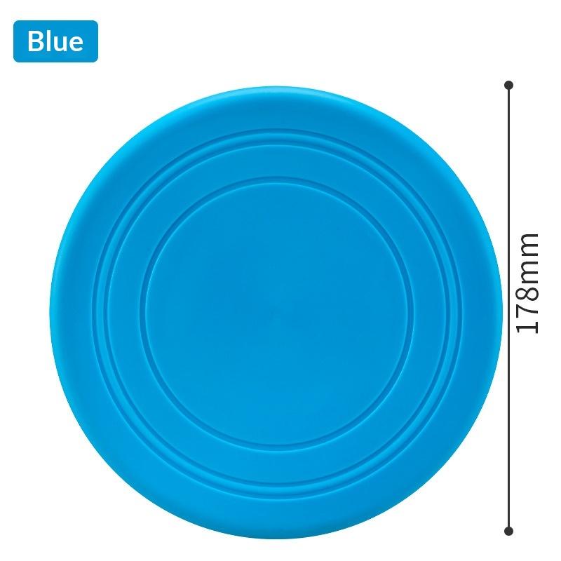 ของเล่นจานบินซิลิโคนสำหรับสุนั - Flying Disc Dog Training Toy บทวิจารณ์และราคา
