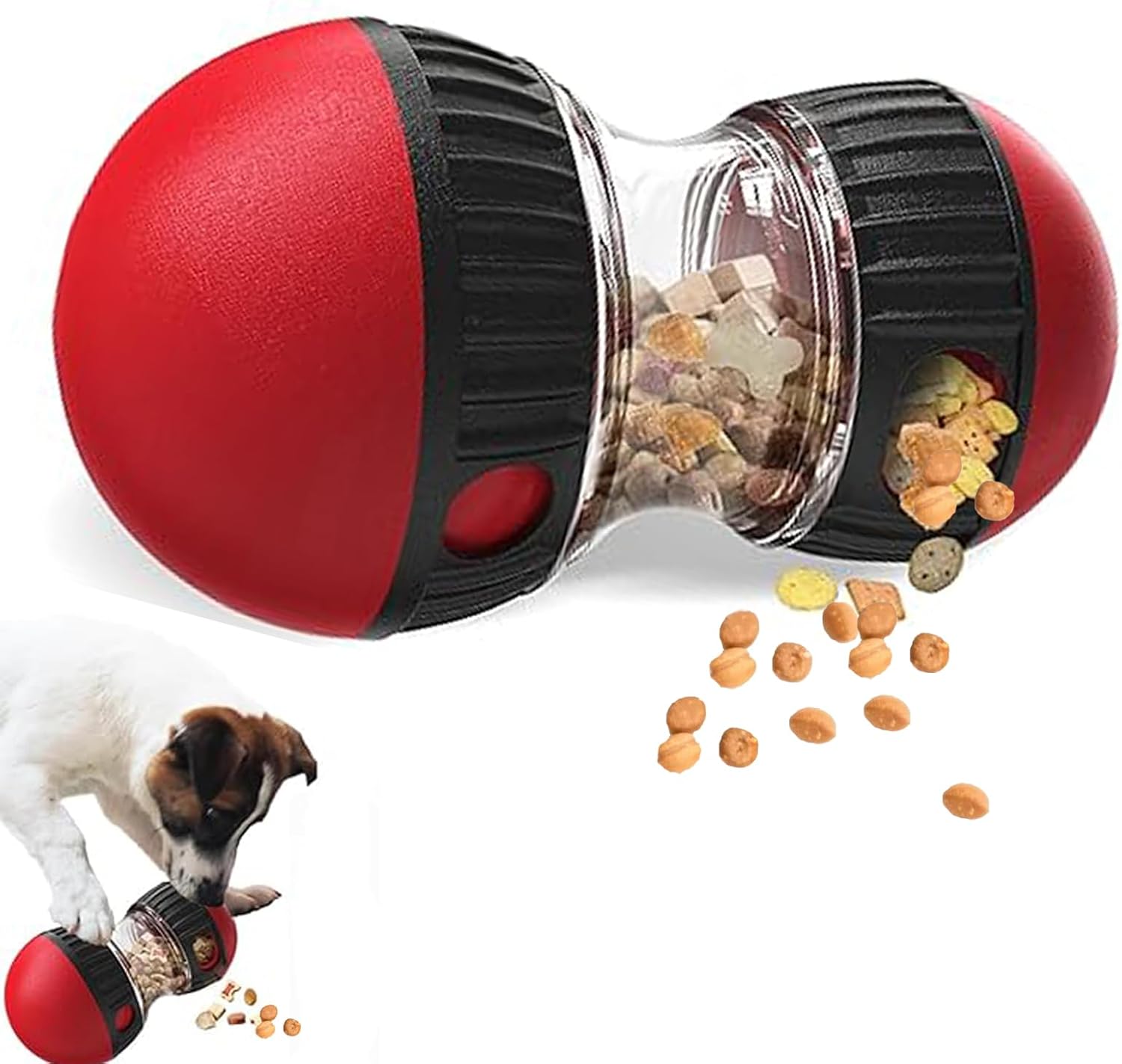 ของเล่นสุนัขและลูกบอลให้อาหารแ - Dog Puzzle Feeder Toy บทวิจารณ์และราคา