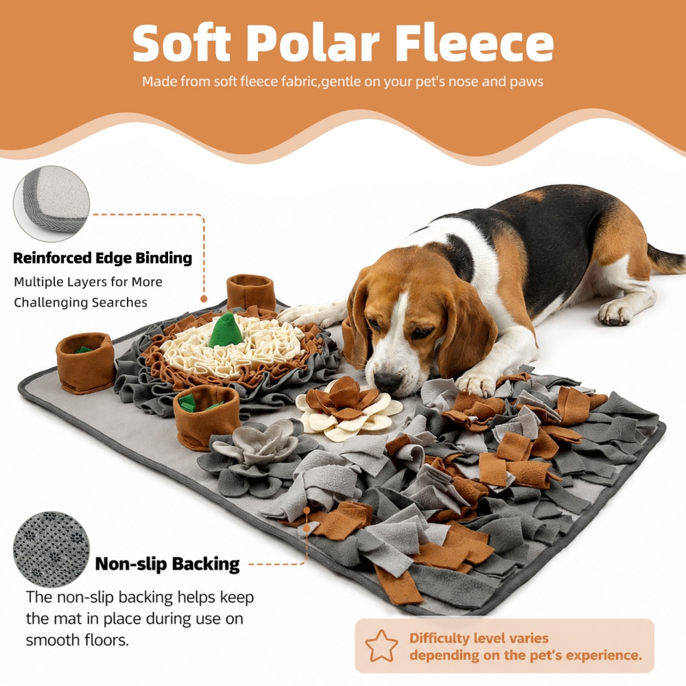 แผ่นรองดมกลิ่นสำหรับสัตว์เลี้ย - Snuffle Mat For Dogs บทวิจารณ์และราคา