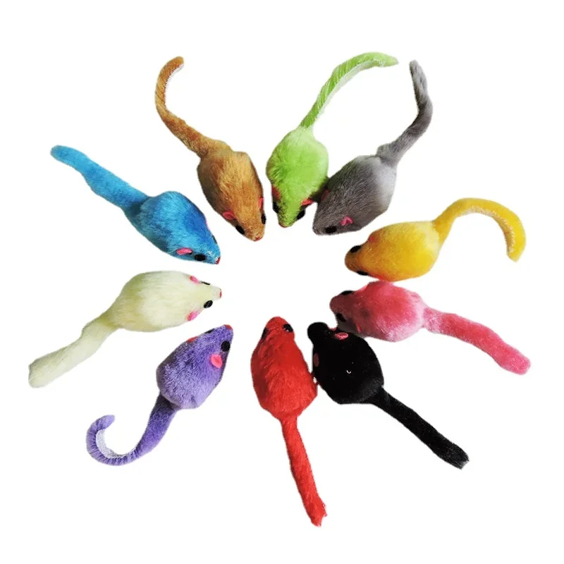 ของเล่นแมวขนปุย 8 ชิ้น ของเล่น - Catnip Interactive Plush Mouse บทวิจารณ์และราคา