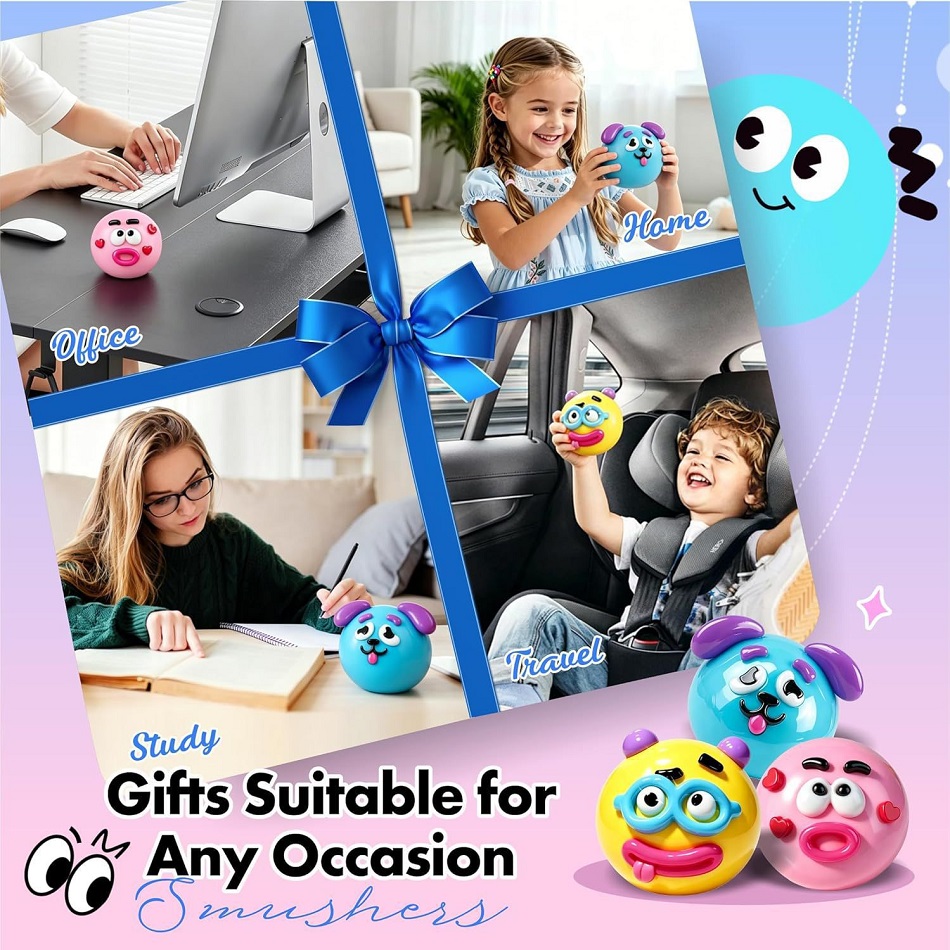 กล่องสุ่มของเล่นบีบสควิชชี่รูป - Dog Toys บทวิจารณ์และราคา