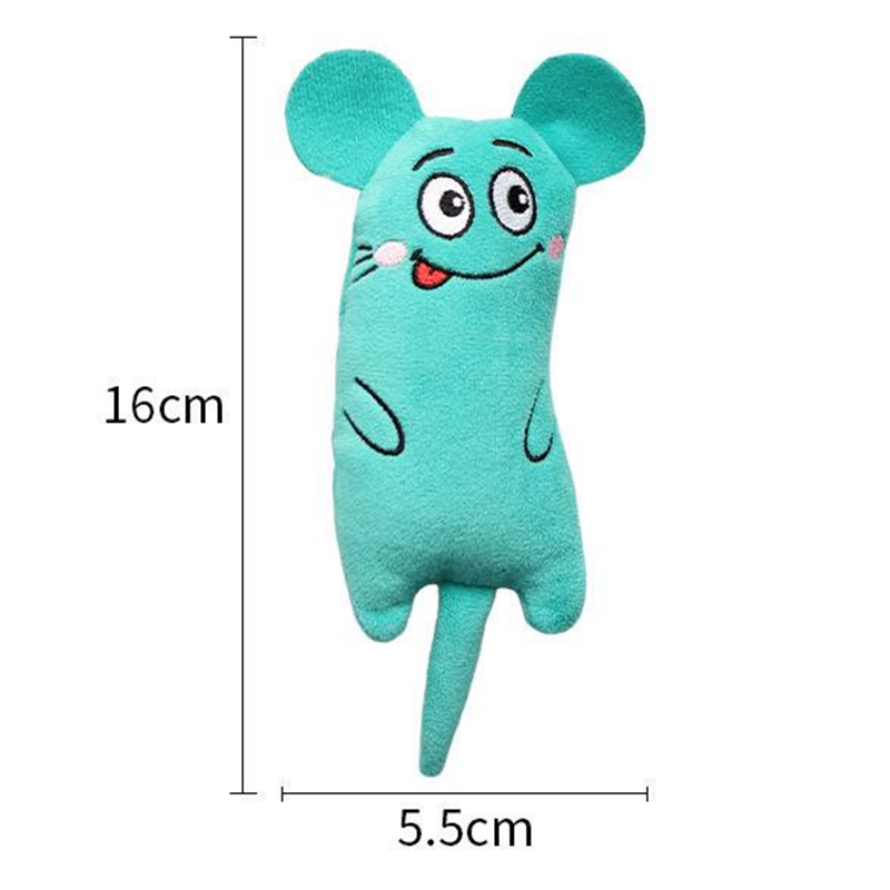 ตลกสัตว์เลี้ยงตุ๊กตาเย็บปักถัก - Catnip Interactive Plush Mouse บทวิจารณ์และราคา