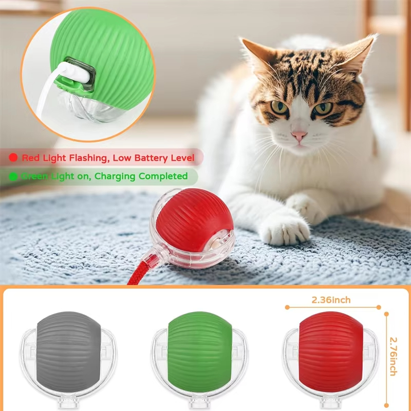 ของเล่นลูกบอลแบบโต้ตอบสำหรับแม - Automatic Moving Dog Ball บทวิจารณ์และราคา