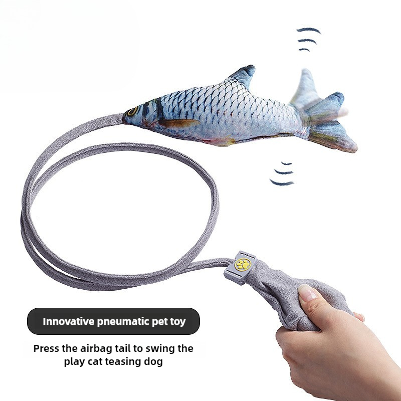 ของเล่นปลาไฟฟ้าขยับได้ตลกๆ ของ - Electric Floppy Fish Dog Toy บทวิจารณ์และราคา