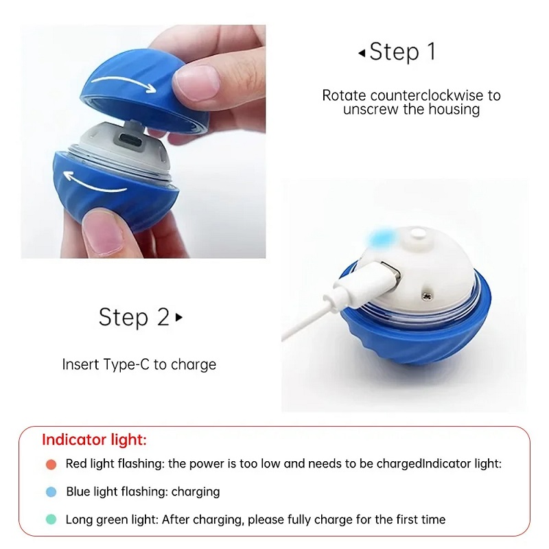 ลูกบอลของเล่นสุนัขแบบเคลื่อนที - Automatic Moving Dog Ball บทวิจารณ์และราคา