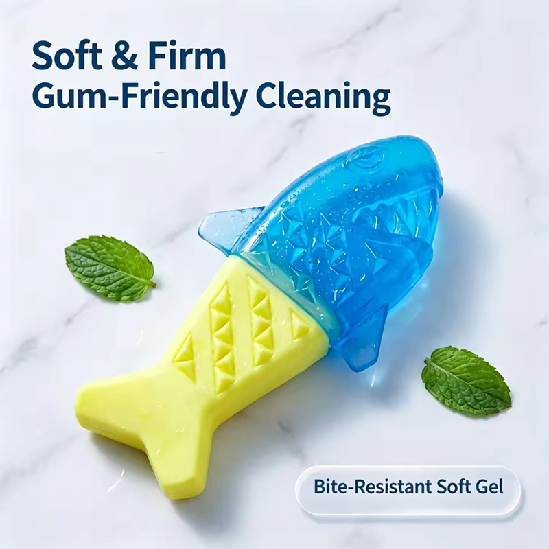 ของเล่นสุนัข TPR รูปกระดูกปลา  - Teeth Cleaning Dog Chew Bone บทวิจารณ์และราคา