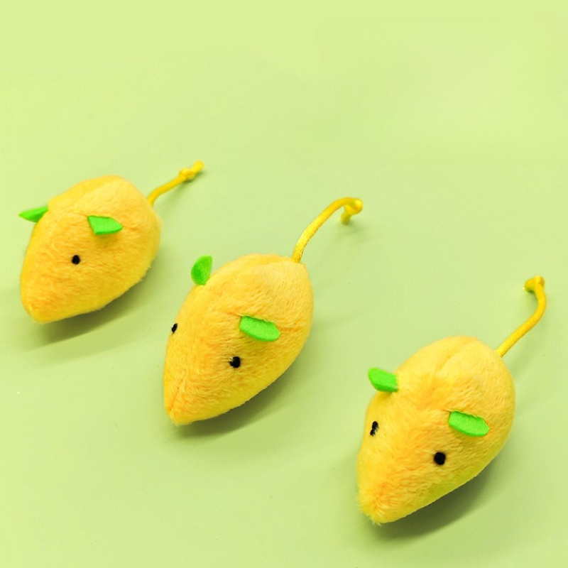 5pcs Cat Chew Plush ของเล่น Ca - Catnip Interactive Plush Mouse บทวิจารณ์และราคา