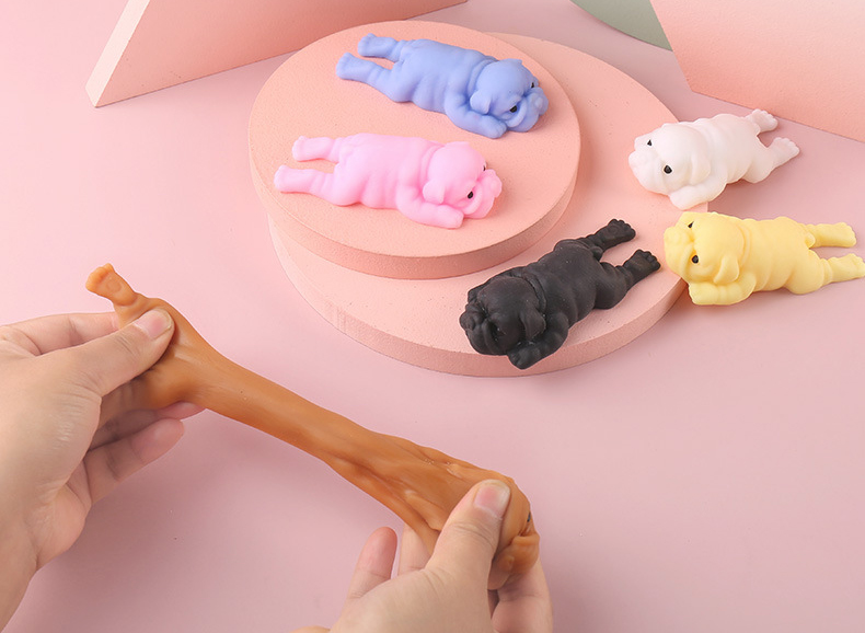 Squishy สุนัขอะนิเมะ Fidget ขอ - Interactive Squeaky Plush Dog Toy บทวิจารณ์และราคา