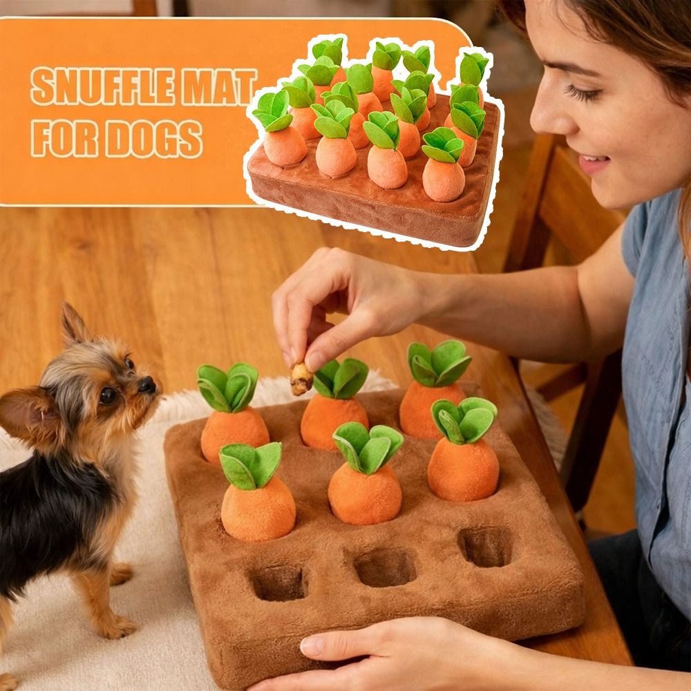 แผ่นรองดมกลิ่นแครอทบรรเทาความเ - Snuffle Mat For Dogs บทวิจารณ์และราคา