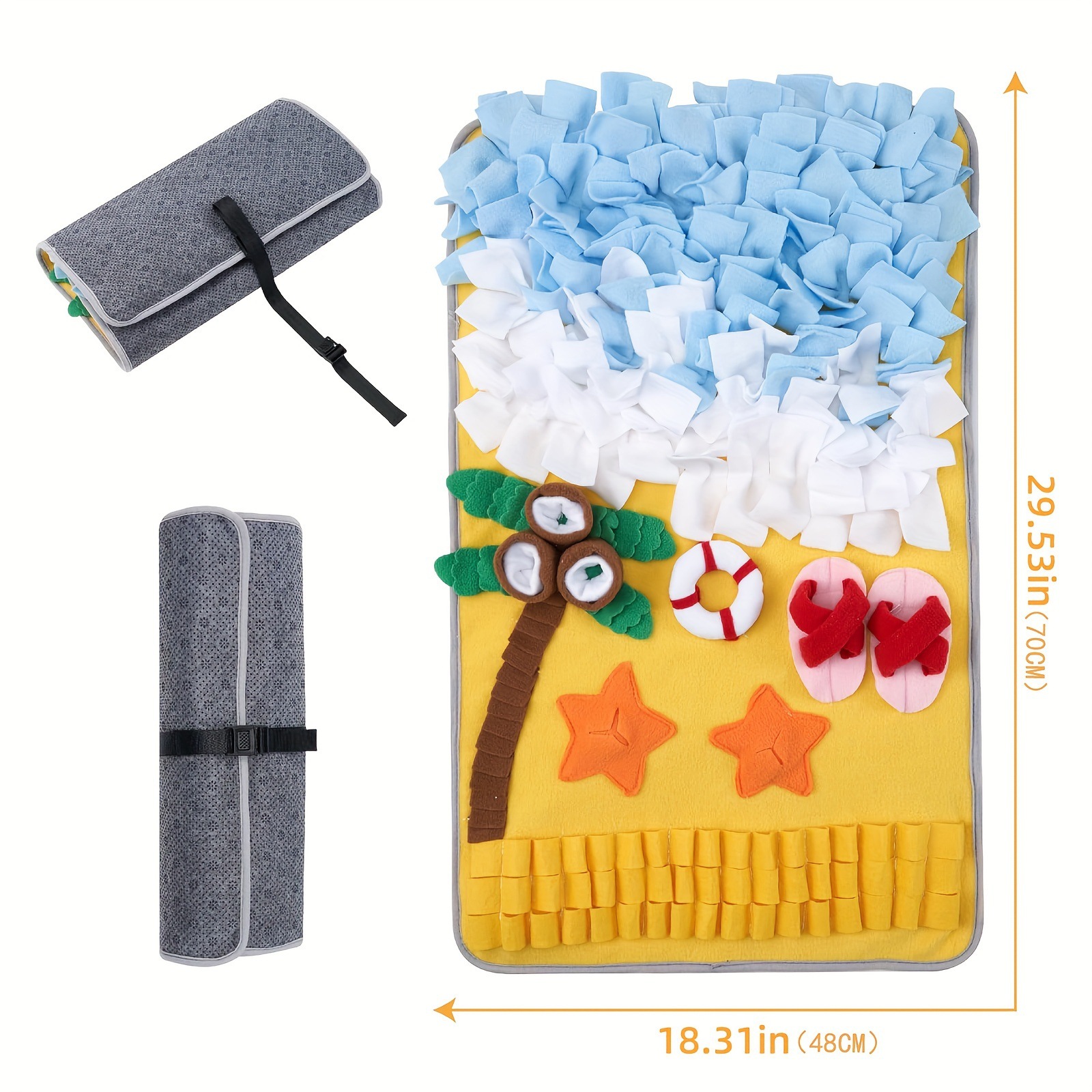 แผ่นรองดมกลิ่นสำหรับสัตว์เลี้ย - Snuffle Mat For Dogs บทวิจารณ์และราคา