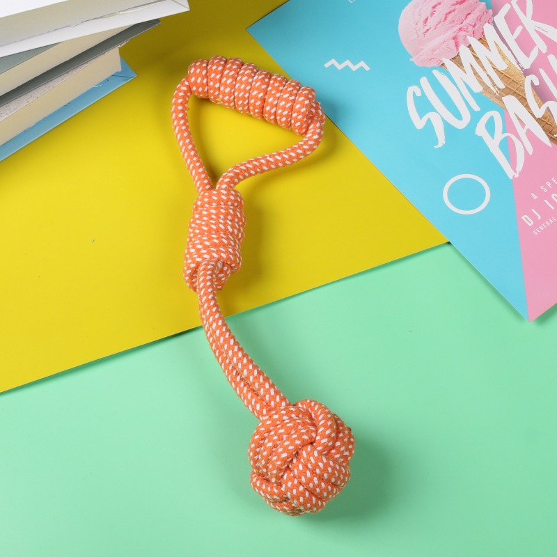 ของเล่นเชือกสำหรับสุนัข 1 ชิ้น - Dog Rope Toy Aggressive Chewers บทวิจารณ์และราคา