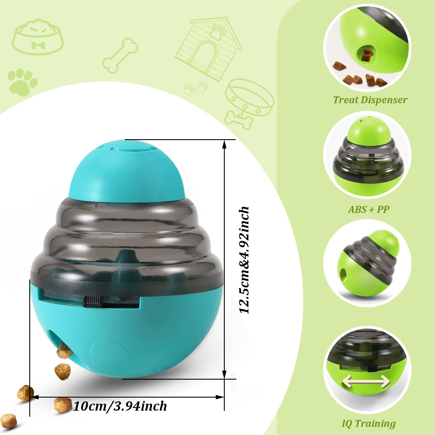 สุนัข Interactive อาหารของเล่น - Dog Puzzle Feeder Toy บทวิจารณ์และราคา