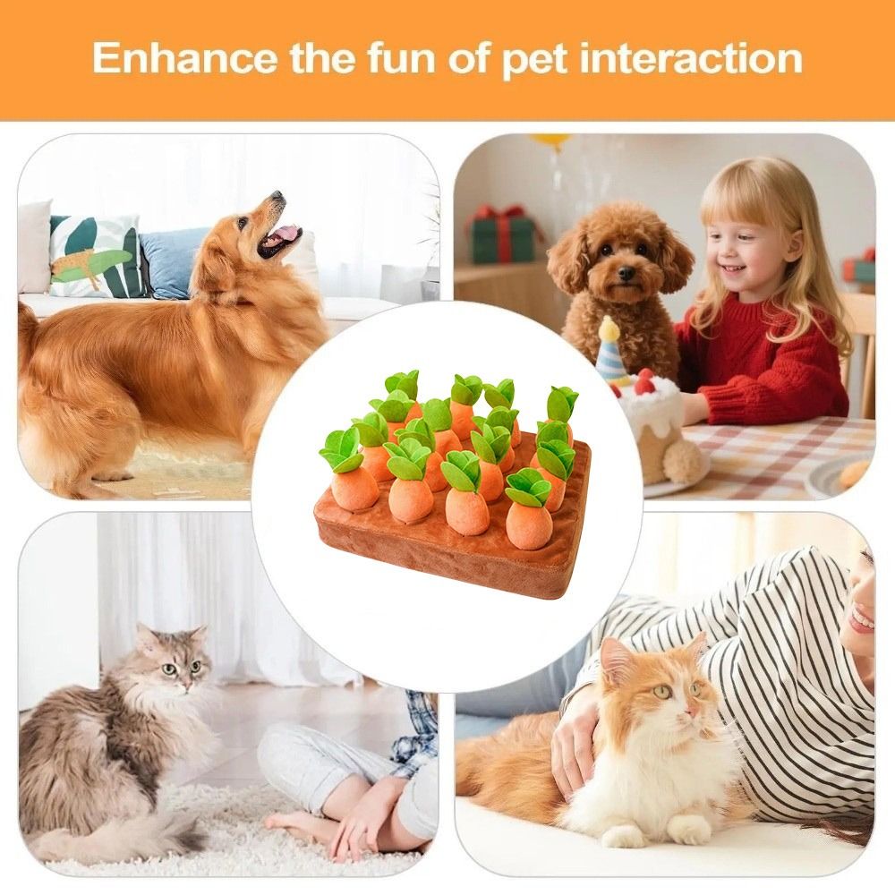 แผ่นรองดมกลิ่นแครอทสำหรับคลายเ - Snuffle Mat For Dogs บทวิจารณ์และราคา
