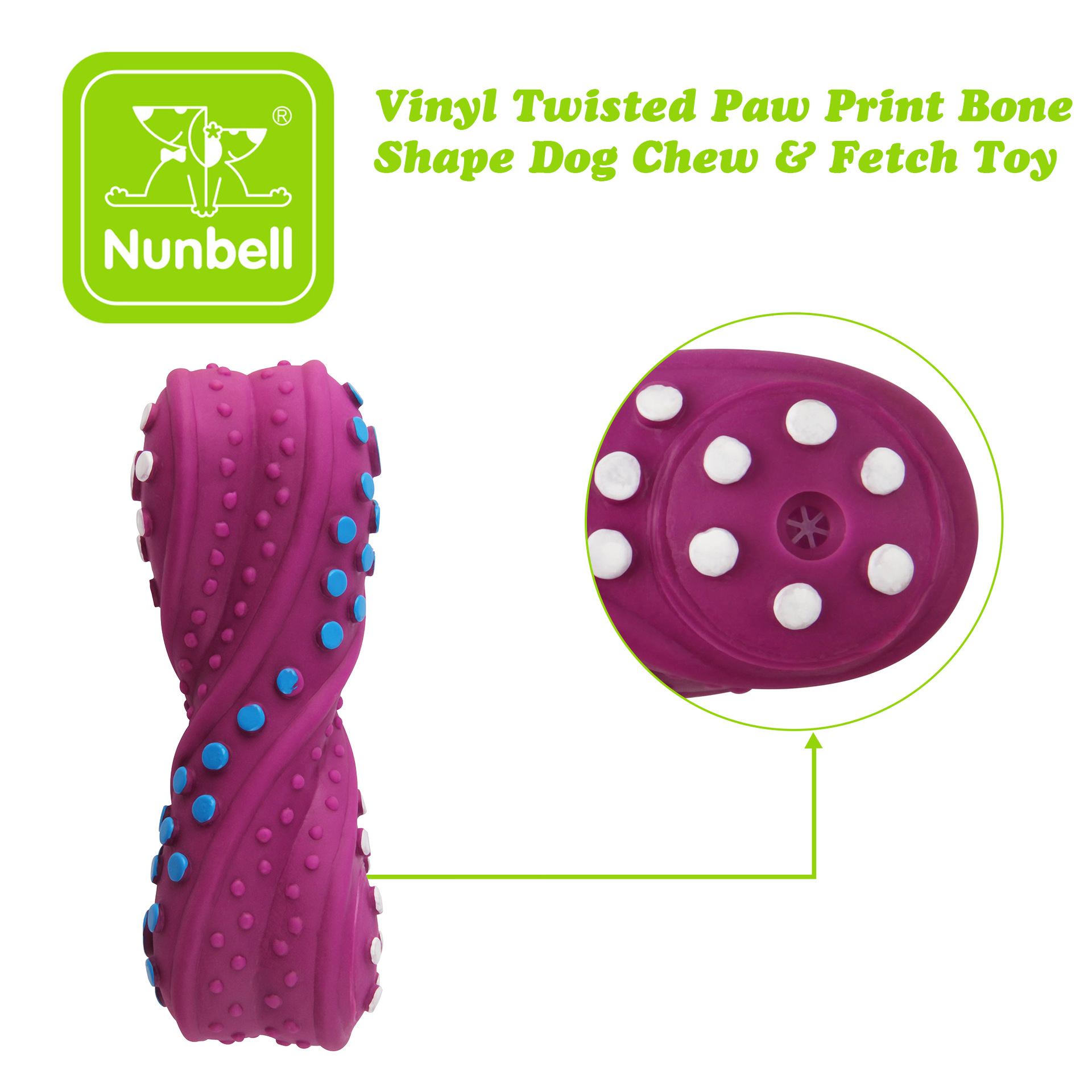 ของเล่นสุนัขแบบมีเสียง รูปทรงก - Teeth Cleaning Dog Chew Bone บทวิจารณ์และราคา