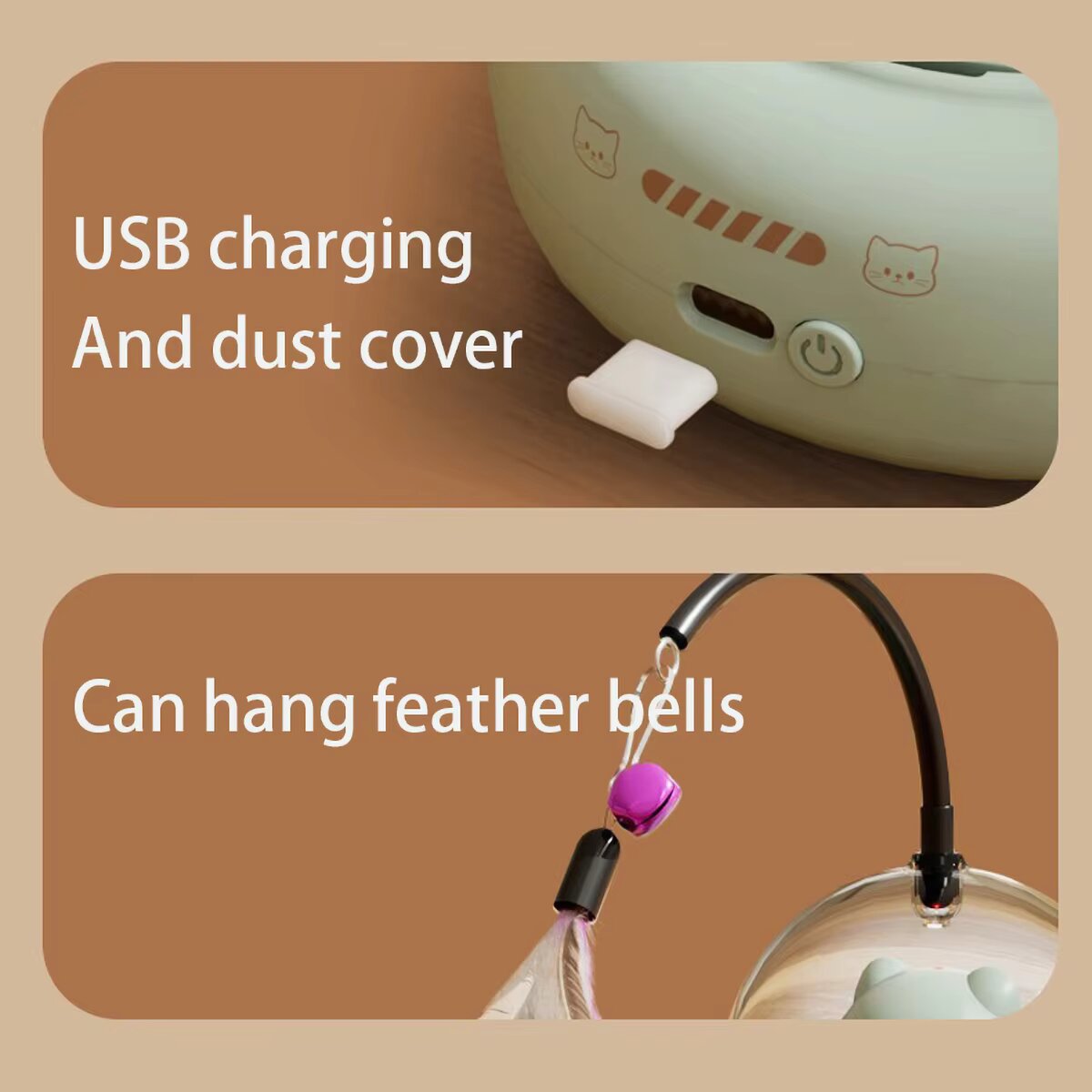 หุ่นยนต์ล่อแมวอัตโนมัติ 3-in-1 - Laser Pointer Cat Toy Automatic บทวิจารณ์และราคา