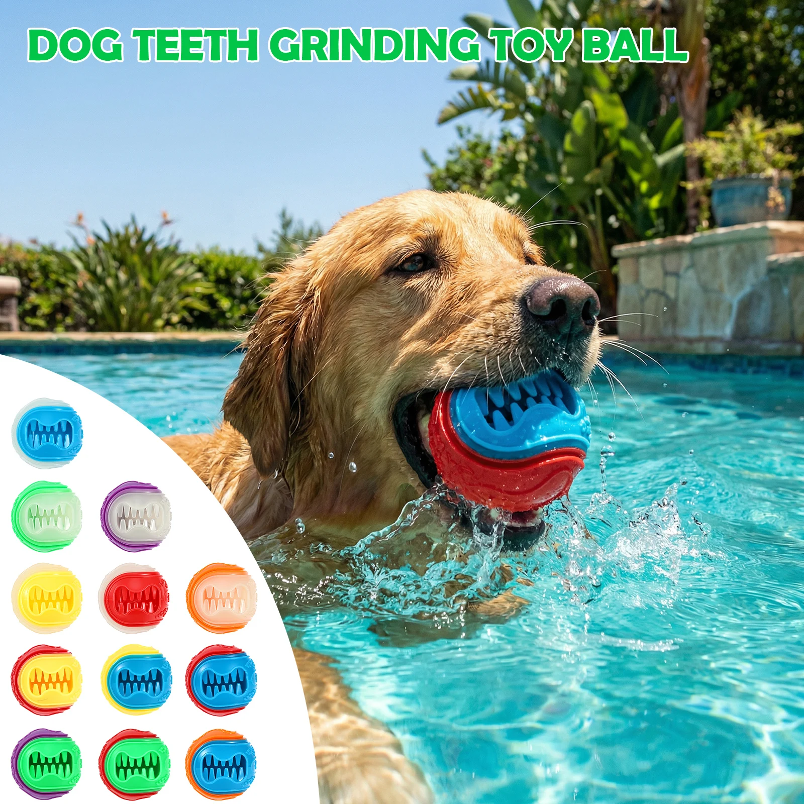 ลูกบอลอาหารสุนัขแบบอินเทอร์แอค - Rubber Treat Dispensing Dog Toy บทวิจารณ์และราคา