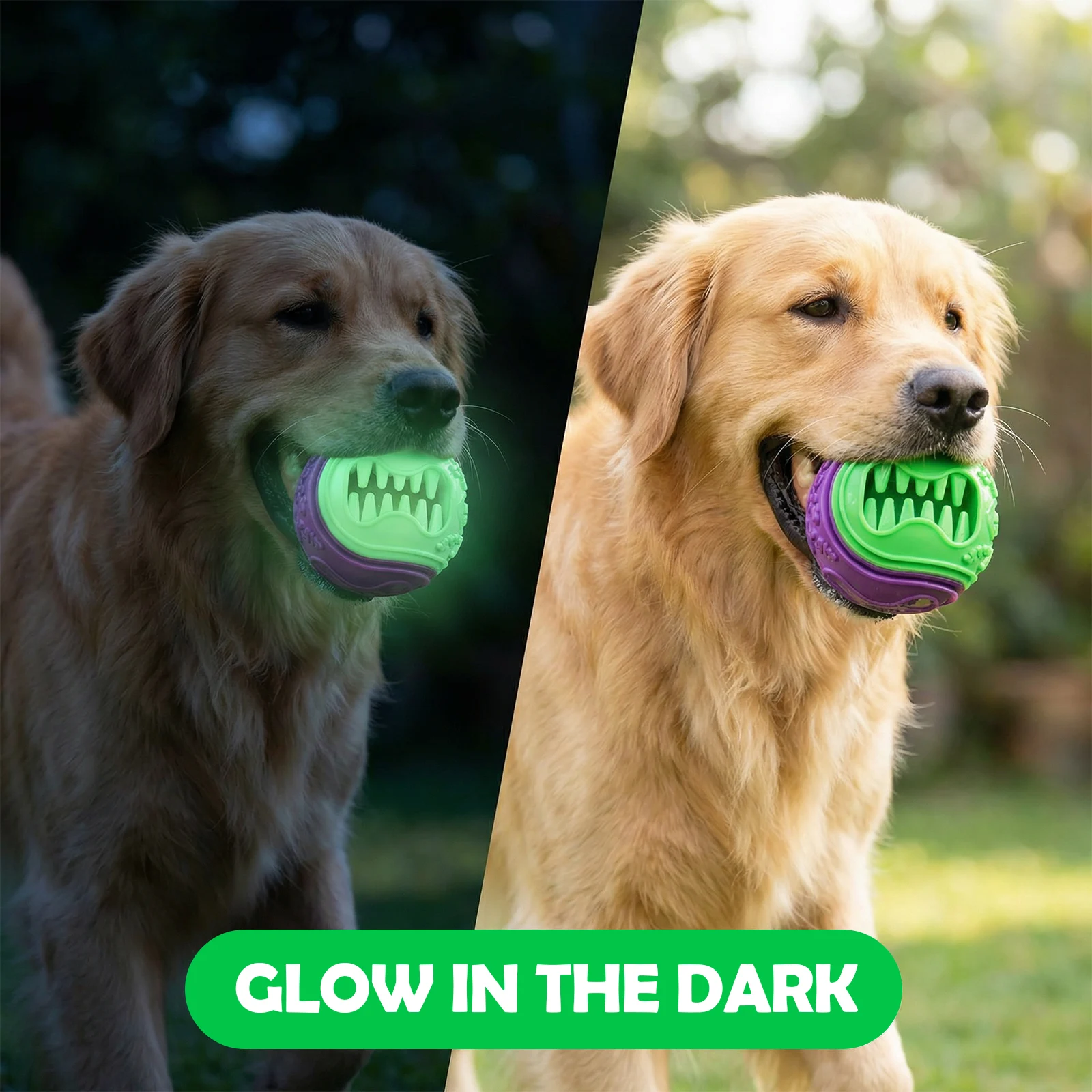 ลูกบอลอาหารสุนัขแบบอินเทอร์แอค - Rubber Treat Dispensing Dog Toy บทวิจารณ์และราคา