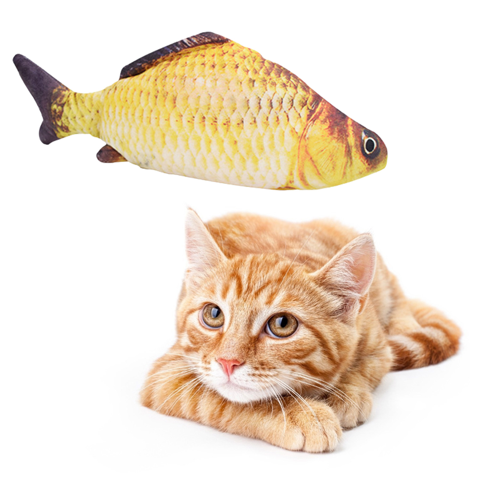 ของเล่นแมวรูปปลา ชาร์จผ่าน USB - Electric Floppy Fish Dog Toy บทวิจารณ์และราคา