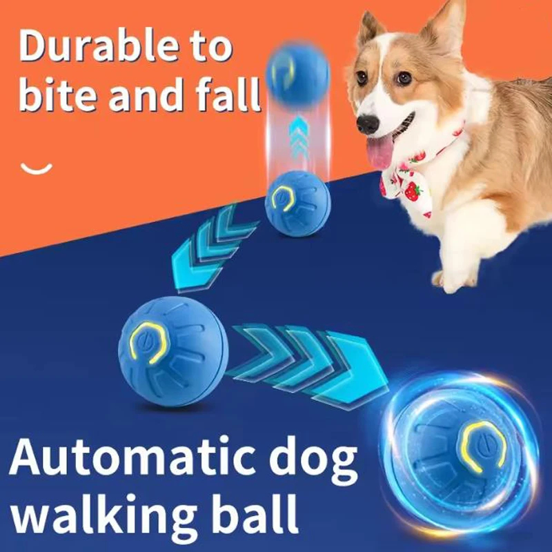 ของเล่นสัตว์เลี้ยงอัจฉริยะ ลูก - Automatic Moving Dog Ball บทวิจารณ์และราคา