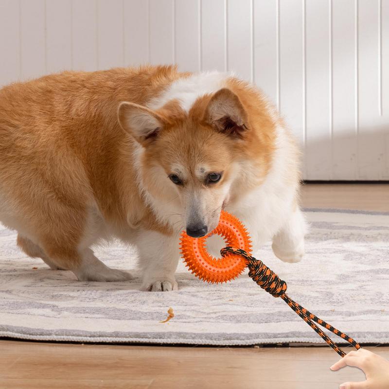ของเล่น Squeaky สําหรับสุนัข S - Dog Rope Toy Aggressive Chewers บทวิจารณ์และราคา