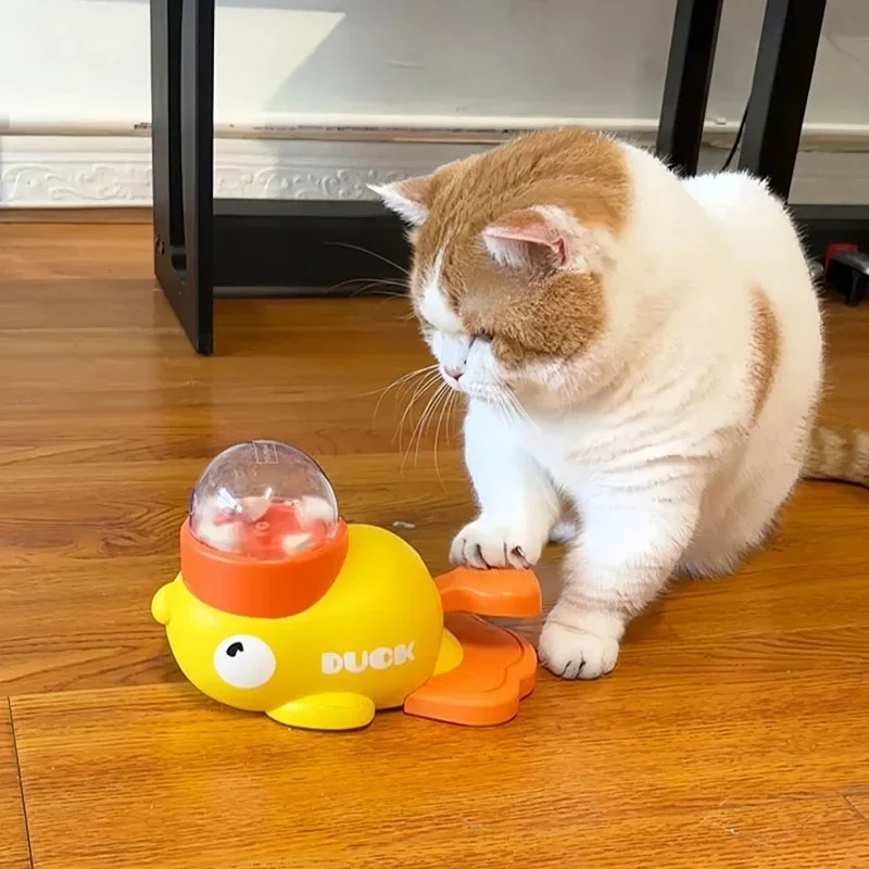 ของเล่นให้อาหารแมวรูปเป็ดสีเหล - Dog Puzzle Feeder Toy บทวิจารณ์และราคา