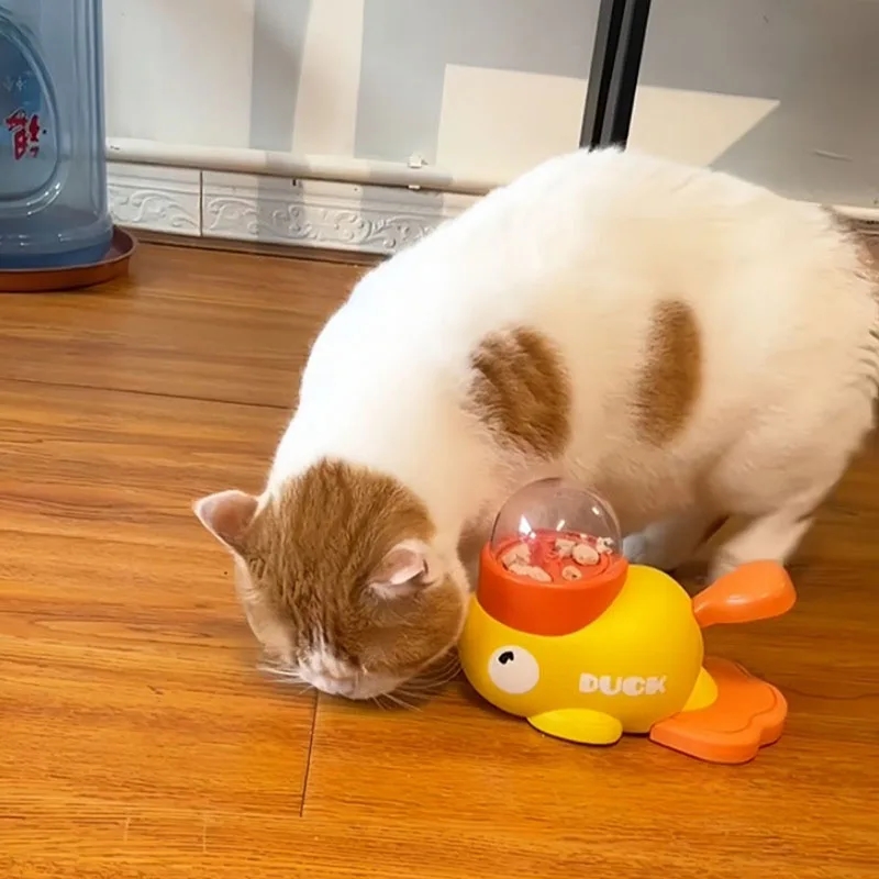ของเล่นให้อาหารแมวรูปเป็ดสีเหล - Dog Puzzle Feeder Toy บทวิจารณ์และราคา