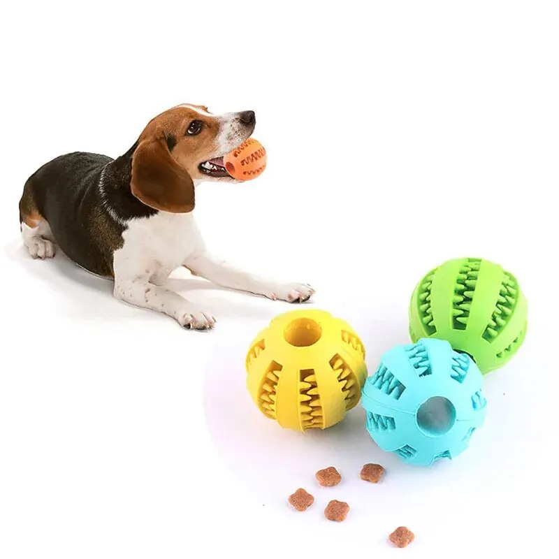 ลูกบอลของเล่นสำหรับสุนัข 1 ชิ้ - Rubber Treat Dispensing Dog Toy บทวิจารณ์และราคา