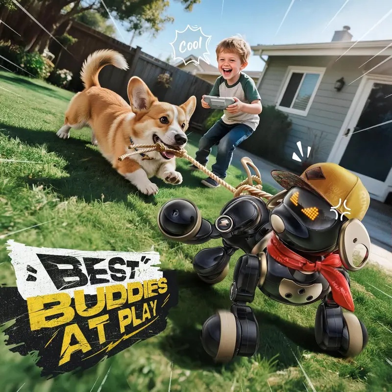 หุ่นยนต์สุนัขของเล่นควบคุมระยะ - Dog Toys บทวิจารณ์และราคา